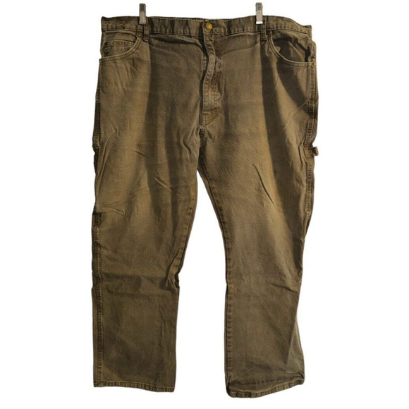Genuine Dickies Mens Flex Duck Utility Pants Carpenter Flex Regular Fit 42x30 - Picture 2 of 7